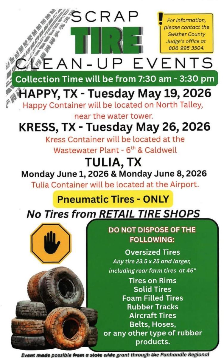 Scrap Tire Event Flyer